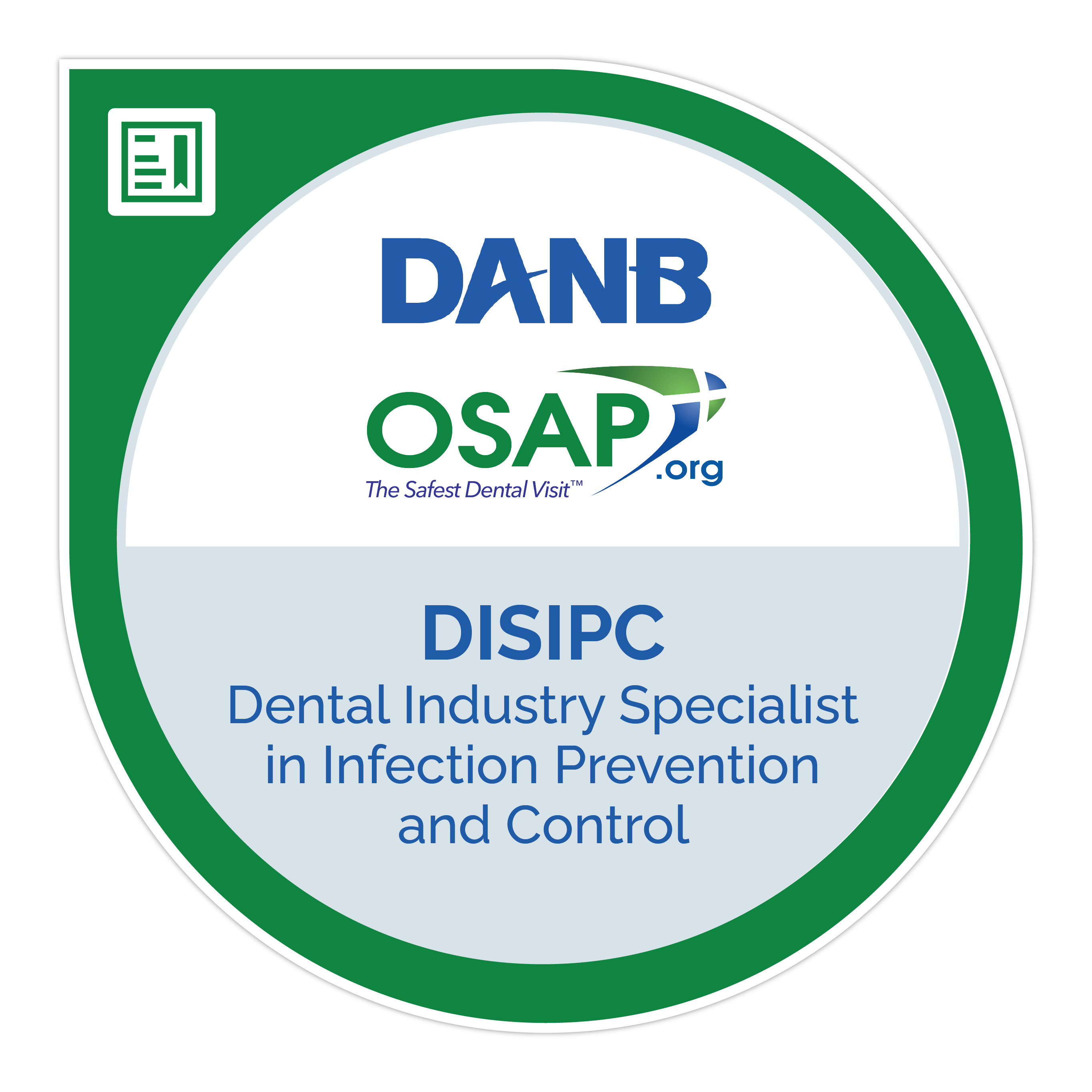 DISIPC - Dental Industry Specialist in Infection Prevention and Control